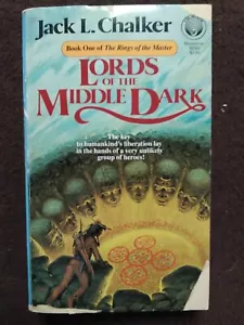 LORDS OF MIDDLE DARK by JACK L. CHALKER RINGS OF THE MASTER PAPERBACK BOOK - Picture 1 of 7