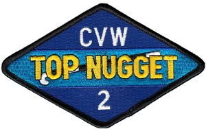CARRIER AIR WING 2 TOP NUGGET PATCH - Picture 1 of 1
