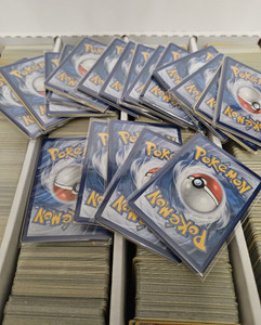 10 Pokemon Cards Bulk Lot w/ Rares, Holos, Reverse Holos, V + NM TCG