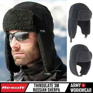 Result Trapper Hat Thinsulate 3M Russian Sherpa Fleece Winter Ear Flap Warm Cap - Picture 1 of 4