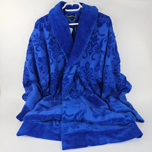 DOLCE&GABBANA Blue Unisex Terry Cotton Bath Robe New - Picture 1 of 8