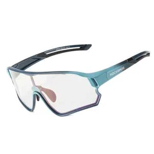 Rockbros Lunettes de cyclisme polarisées pour enfants de 8 à 14 ans - bleu - Imagen 1 de 1