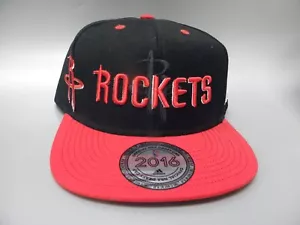 ADIDAS 2016 OFICIAL NBA DRAFT GORRA HOUSTON ROCKETS GORRA AJUSTABLE MEZCLA DE LANA - Imagen 1 de 2