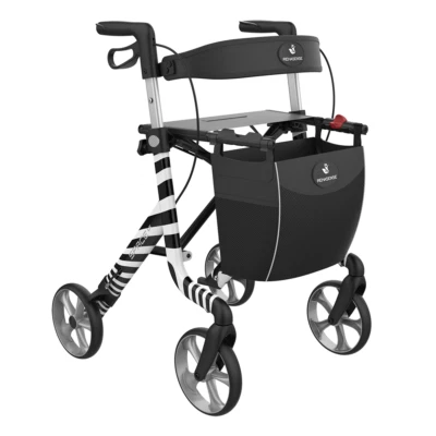 CE Safe 5.7KG Ultra Light Rehasense Art Line Space LX Rollator Walker Medium - Image 1 of 4
