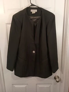 Allyson Cara Blazer Jacket Size 10 Black - Picture 1 of 9