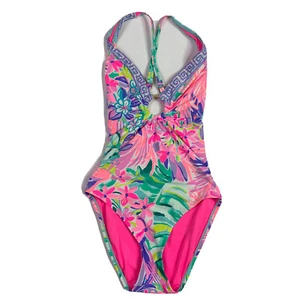 Costume da bagno intero Lilly Pulitzer Stephie Multi Era tutto un sogno taglia 0 senza pastiglie - Foto 1 di 4