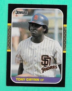 (1) TONY GWYNN 1987 DONRUSS # 64 PADRES NM+ CARD (H2515)