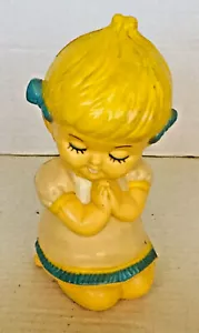 BANCO DE JUGUETES VINTAGE REZANDO NIÑO POR STAHLWOOD NIÑA REZANDO - Imagen 1 de 5