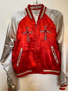 Chaqueta Sukajan BABA Cruces Bordadas Reversible Mediana - Imagen 1 de 11