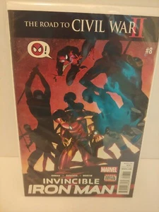 INVINCIBLE IRON MAN #8 / BENDIS / DEODATO / CIVIL WAR II / MARVEL COMICS 2016 - Bild 1 von 7