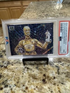 AN OVERSIZED PRESENCE 2021 TOPPS STAR WARS GALAXY WAVE REFRACTOR /99 PSA 9๐ฅ๐ฅ - Picture 1 of 3
