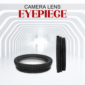 Camera Flat Finder Eyepiece w/Alloy Ring for Nikon FM FM3 F3 FM2 FE FE2 FM3A FIK - Picture 1 of 14