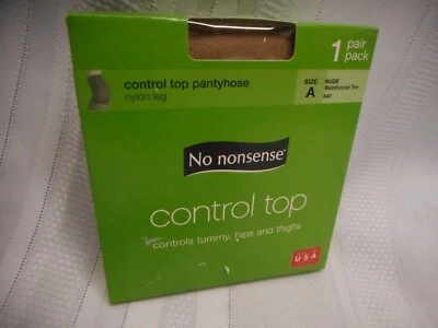 Pantimedias Top No Nonsense Control Desnudas Puntera Reforzada Talla A Foto 1 de 3