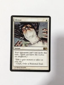 Magic the Gathering MTG Card - Silence - Rare - M14 - NM - Picture 1 of 1