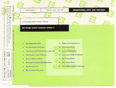 CD, Promo Neil Young And Various Artists* - The Bridge School Concerts - Volu... - Bild 1 von 1
