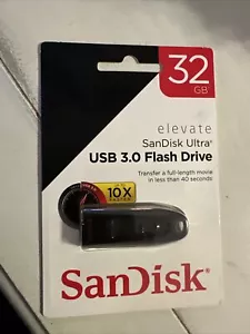 SanDisk Ultra 3.0 USB Flash Drive - 32GB (Black) NEW - Picture 1 of 6