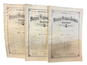1873 Sonntagsschulzeitschriften für Lehrer & Jugendliche Lehrhefte - Bild 1 von 10