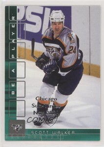 2001 ITG Be A Player Memorabilia Emerald Chicago Sun-Times Nov /10 Scott Walker