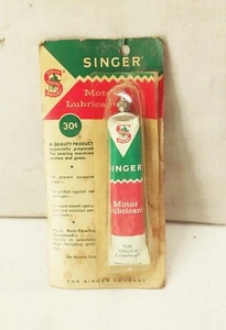 Vintage Singer Sewing Machine Motor Lubricant Tube 190613 1/2 OZ - Picture 1 of 10