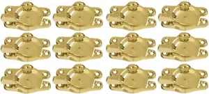12 Pk N198-150 Solid Polished Brass Window Sash Locks - Picture 1 of 3