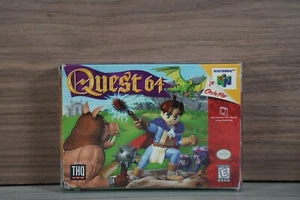 Quest 64 (Nintendo 64, 1998) Authentic Complete Tested - Picture 1 of 9
