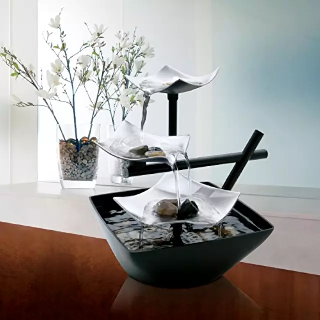 HoMedics WFL-SLVS Relaxation Zen Garden Water Fountain - Black - Image 1 of 1