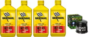 TAGLIANDO OLIO BARDAHL XTC C60 10W40 + FILTRO HONDA CB HORNET CBR 600 1000 - Bild 1 von 1