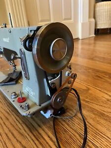 Monster Necchi Leather Canvas Sewing Machine. Refurbished. Customized. H5