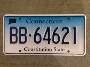 Targa Connecticut scaduta 2021 # BB-64621 Costituzione Stato Arte Rustica - Foto 1 di 1