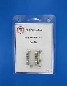 1981 Bally Embryon Pinball Machine Fuse Kit - Bally AS-2518 (10 fuses) - Picture 1 of 2