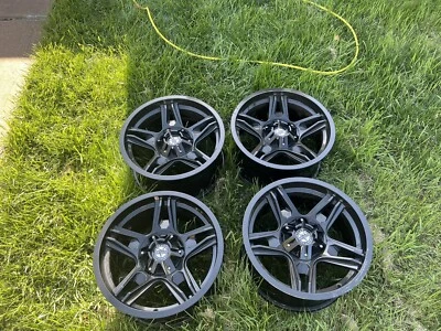 American Outlaw 17x8.5 17" Gloss Black 5 Spoke Steel Wheel Rim L75262C-2 - Image 1 of 4