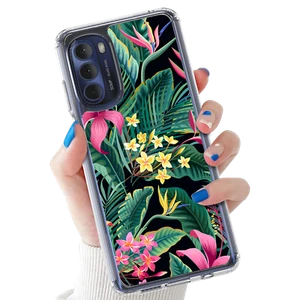 CBUS Flower Print Case for Motorola Moto G Stylus 5G 2022 (Tropical Flowers) - Picture 1 of 9