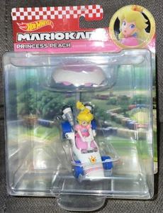 MarioKart Hot Wheels B-Dasher Glider👑Princess PEACH🍑Parasol Diecast Car - Picture 1 of 9