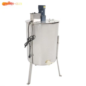 1300RPM Electric Honey Extractor 4/8 Frames Beekeeping Equipment Stainless Steel - Picture 1 of 15