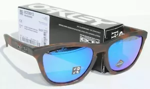 OAKLEY Frogskins POLARIZED Sunglasses Matte Tortoise/Prizm Sapphire Blue OO9013 - Picture 1 of 9