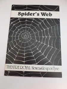 Anthony Booth Signed Newcastle Spiders Web Theatre Program 1985 Patricia Phoenix - Picture 1 of 8