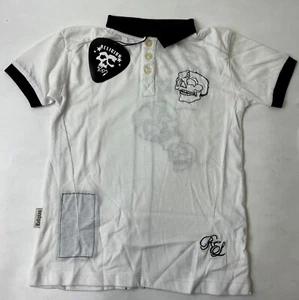 RELIGION Boy's Shirt Short Sleeve Button Cotton Shirt White Size 6-7 $39 NWT New - Picture 1 of 2