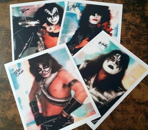 KISS HOTLINE 1977 8,5X11 PINUP REPROS - Imagen 1 de 1