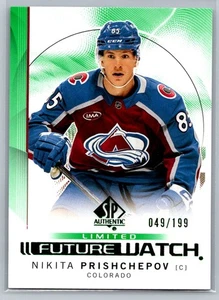 2024-25 SP Authentic #196 Nikita Prishchepov Limited Green Colorado /199 - Picture 1 of 2