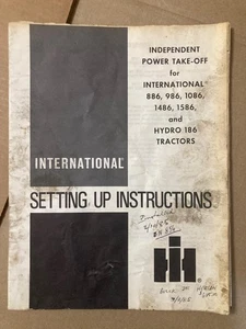 VINTAGE 1977 IH INTERNATIONAL POWER TAKE OFF PTO MANUAL 886 986 1086 1486 HYDRO+ - Picture 1 of 1
