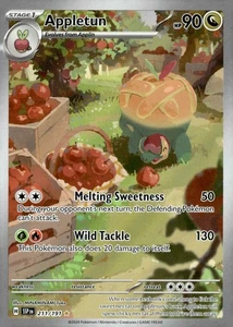Appletun Illustration Rare SV08: Surging Sparks 211/191 NM - Picture 1 of 2