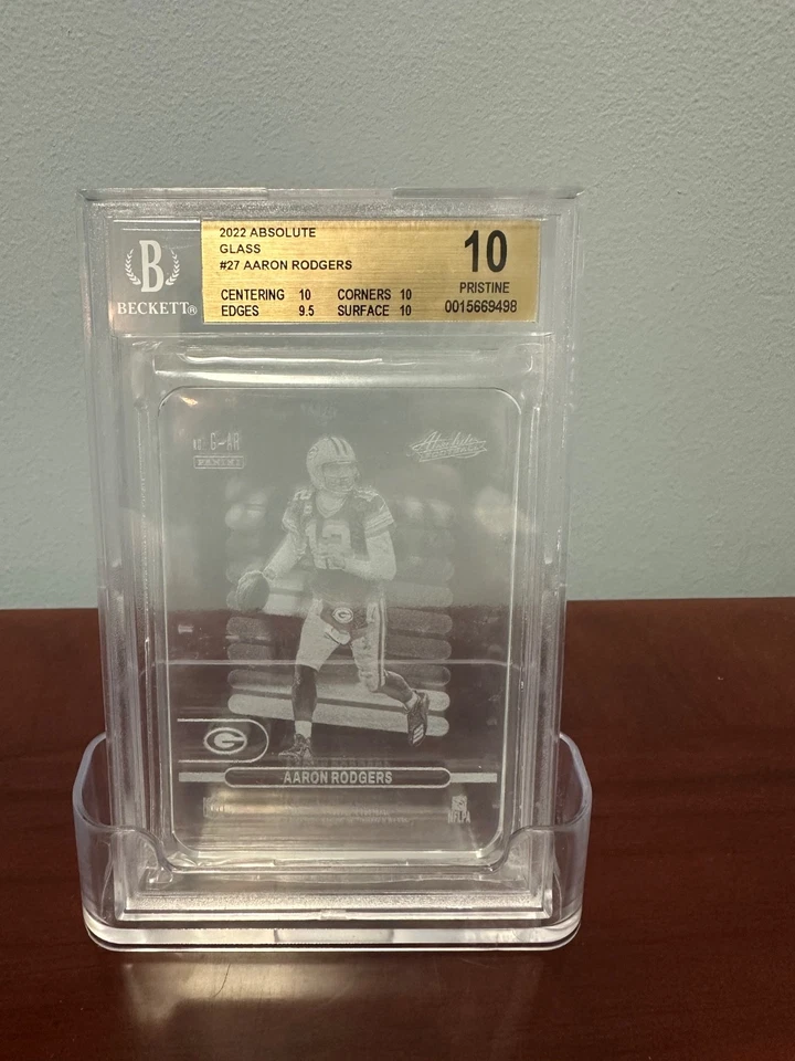 Absolute Glass #27 2022 Aaron Rodgers BGS 10 Foto 1 de 1
