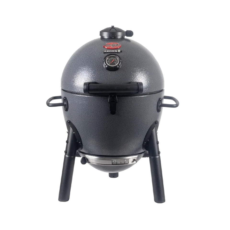 Char-Griller E86714 Akorn Jr. Kamado Ash Portable Charcoal Grill