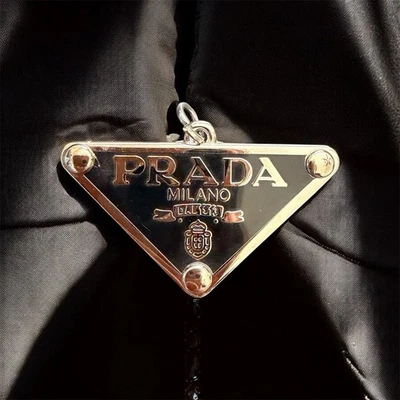 Черная и серебристая молния Prada  - Изображение 1 из 3