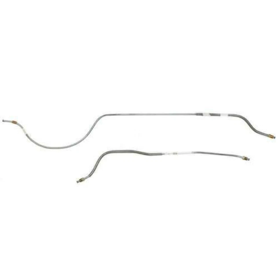 Rear Axle Brake Lines Fits Ford Thunderbird 1955-1956 2 Pcs Stainless SRA5501SS - Image 1 of 1