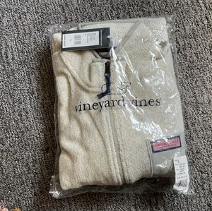 Vineyard Vines Herren Lg Fleece 1/2 Zip Pullover Sherpa Sweater Neu mit Etikett - Bild 1 von 5