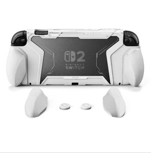 PlayVital Dockable Solid Color White Drop Protective Case for Nintendo Switch 2 - Picture 1 of 5