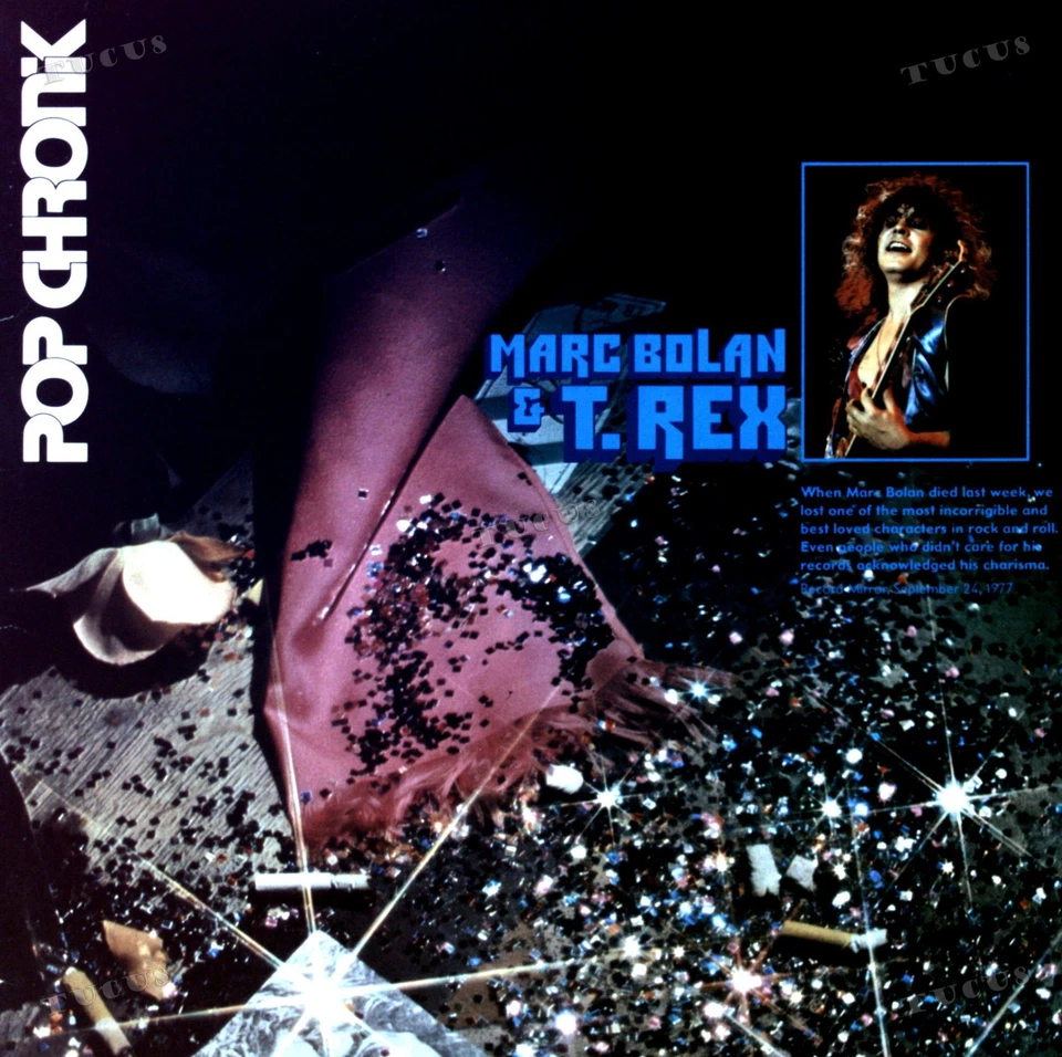 Marc Bolan & T. Rex - Pop Chronik 2LP (VG+/VG+) '* - Image 1 of 1