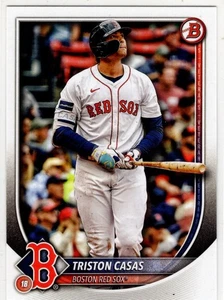 2025 Topps Bowman Baseball Triston Casas No. 36 Boston Red Sox - Bild 1 von 2