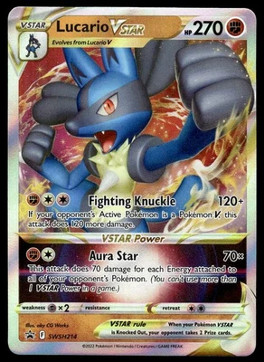Pokemon TCG SWSH: Sword & Shield Promo Cards #SWSH214 Lucario VSTAR NM - Image 1 of 2